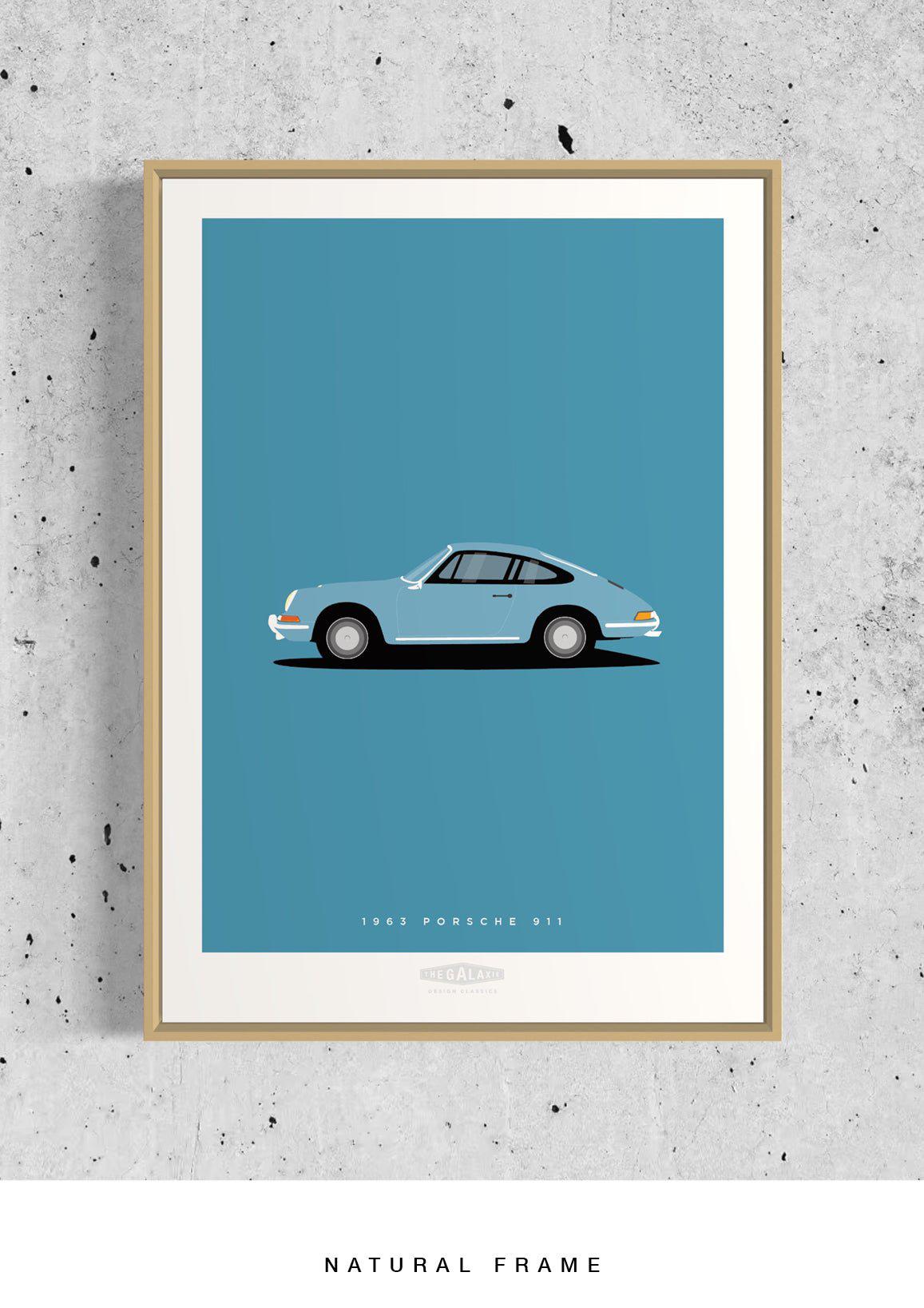 PORSCHE 911 1963 Blue - The Galaxie Design Classics