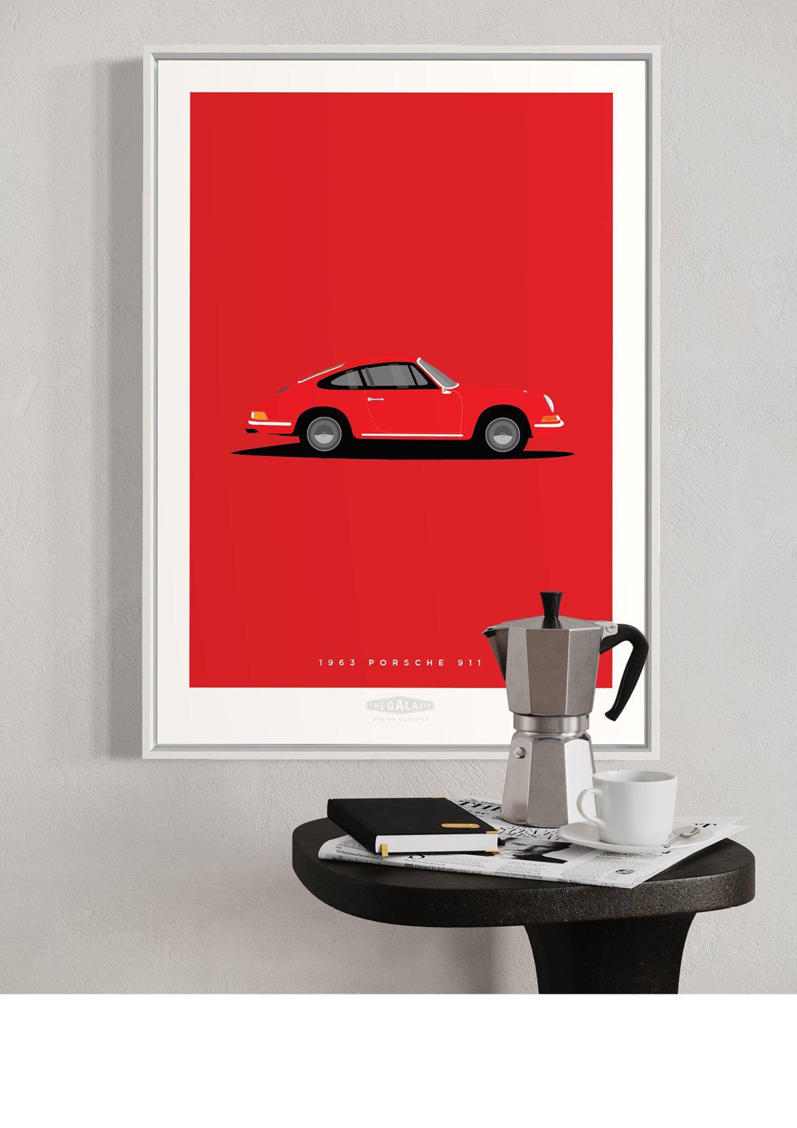 PORSCHE 911 1963 Red - The Galaxie Design Classics