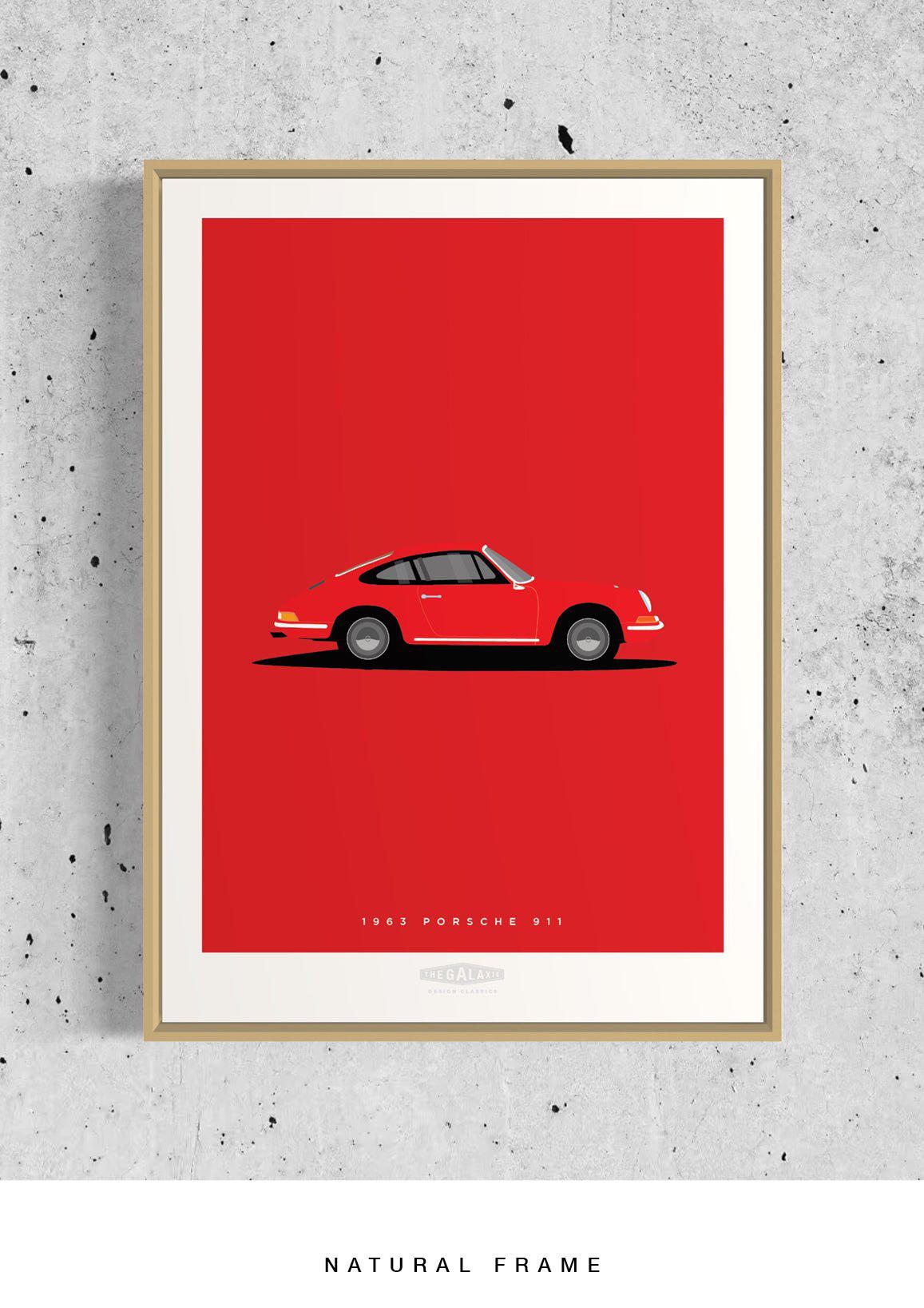 PORSCHE 911 1963 Red - The Galaxie Design Classics