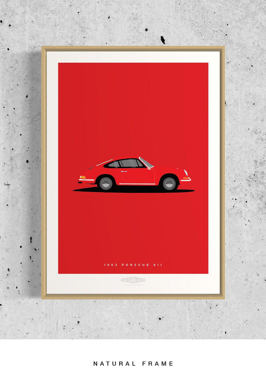 PORSCHE 911 1963 Red - The Galaxie Design Classics