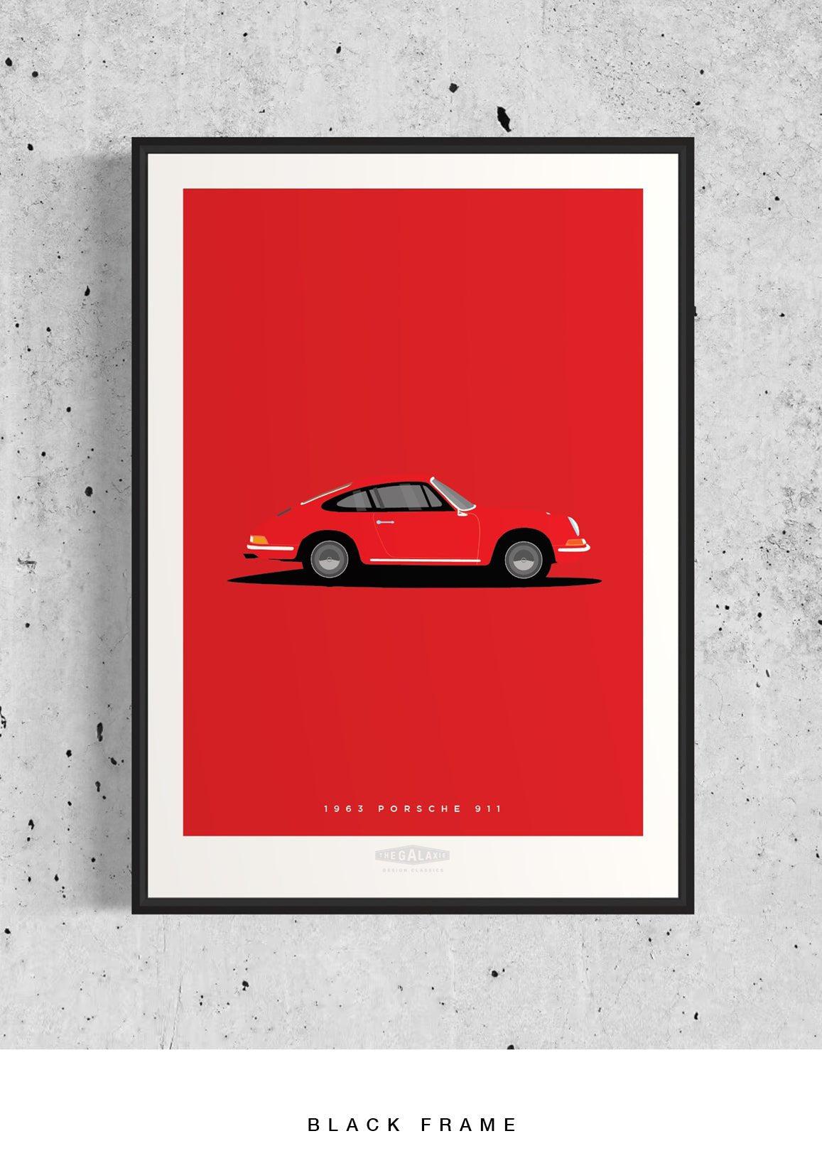 PORSCHE 911 1963 Red - The Galaxie Design Classics