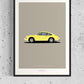PORSCHE 911 1963 Yellow - The Galaxie Design Classics