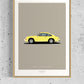 PORSCHE 911 1963 Yellow - The Galaxie Design Classics