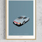 PORSCHE 911 CARRERA 1975 Grey - The Galaxie Design Classics