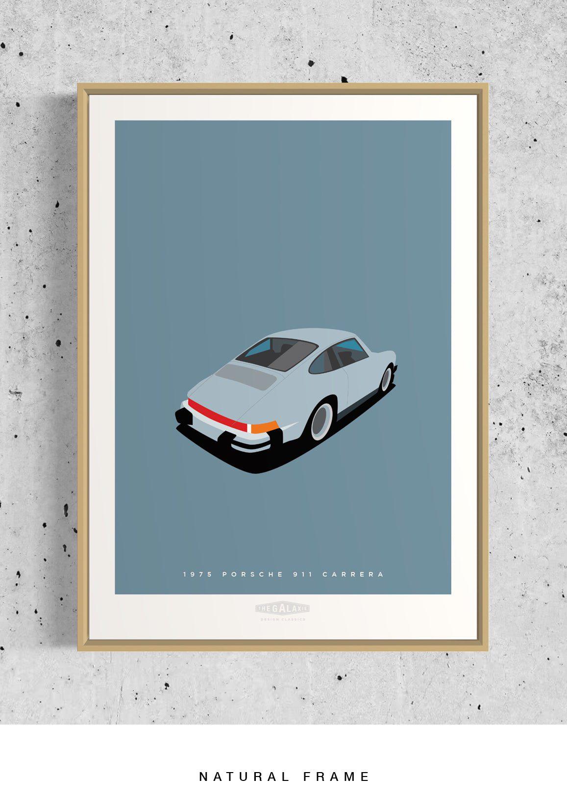 PORSCHE 911 CARRERA 1975 Grey - The Galaxie Design Classics