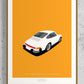 PORSCHE 911 CARRERA 1975 White - The Galaxie Design Classics
