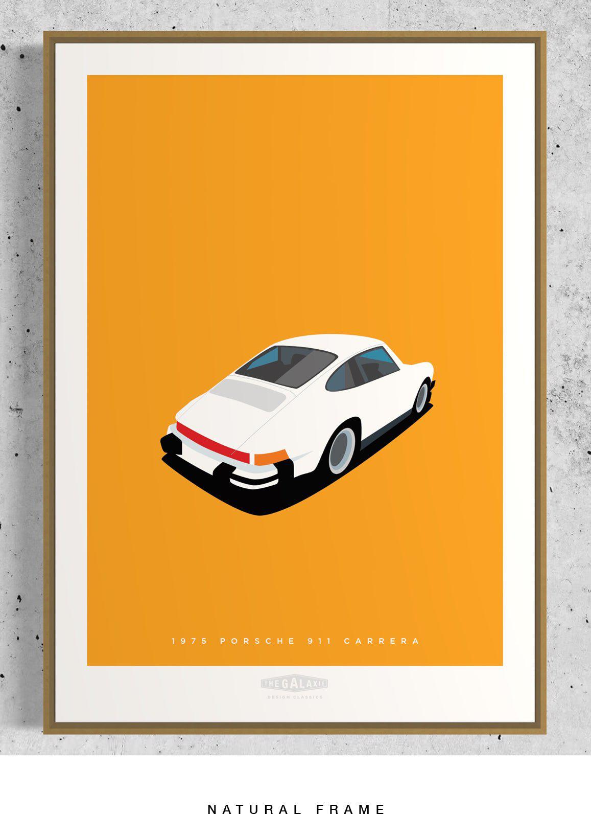 PORSCHE 911 CARRERA 1975 White - The Galaxie Design Classics