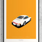 PORSCHE 911 CARRERA 1975 White - The Galaxie Design Classics