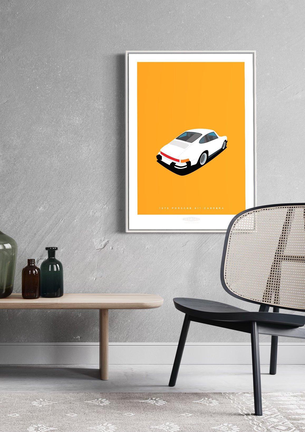 PORSCHE 911 CARRERA 1975 White - The Galaxie Design Classics