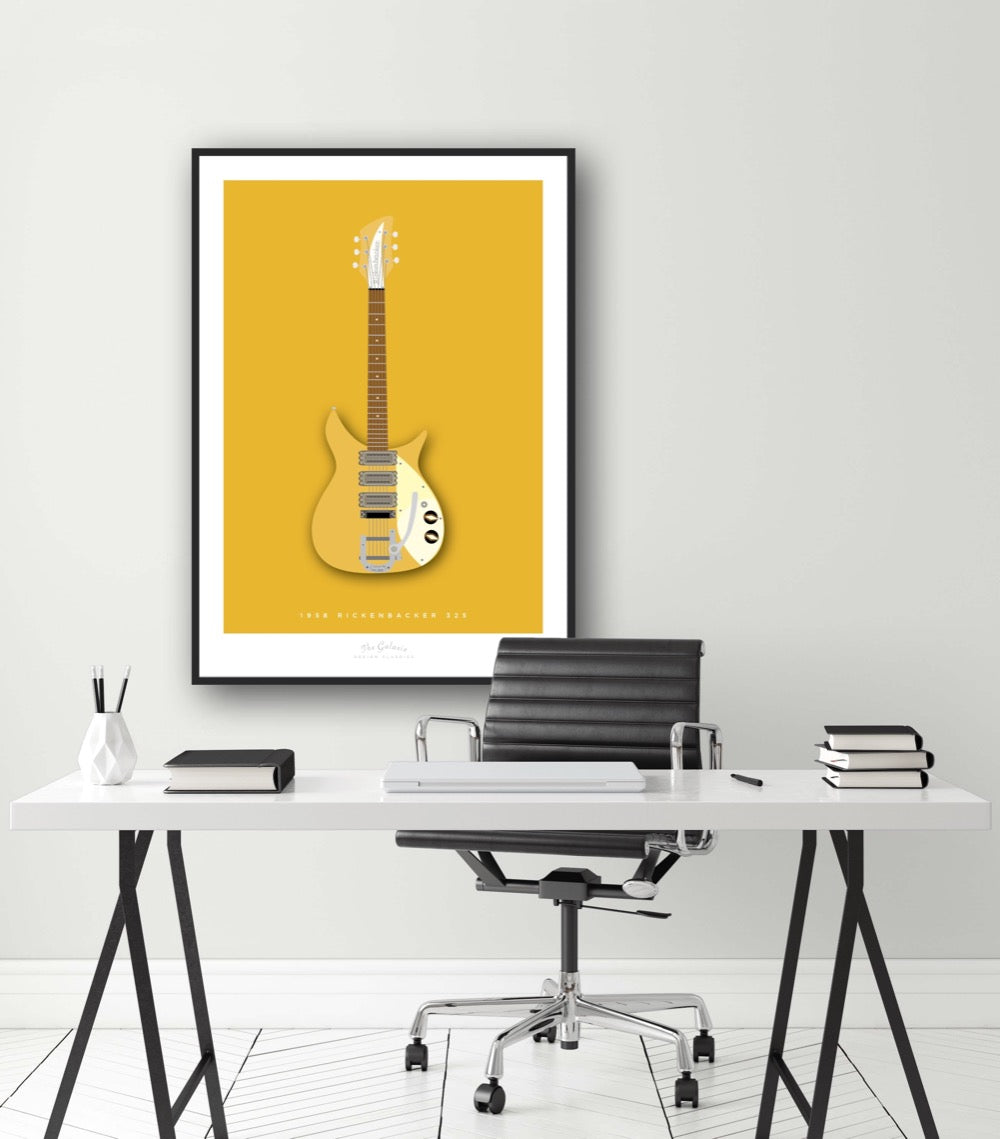 RICKENBACKER 325 1958 Butterscotch - The Galaxie Design Classics