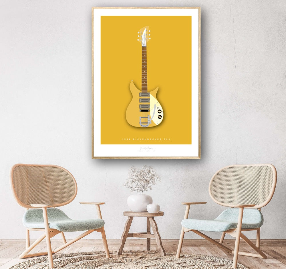 RICKENBACKER 325 1958 Butterscotch - The Galaxie Design Classics