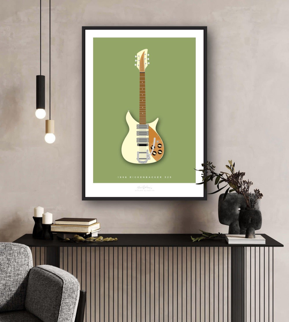 RICKENBACKER 325 1958 Cream - The Galaxie Design Classics