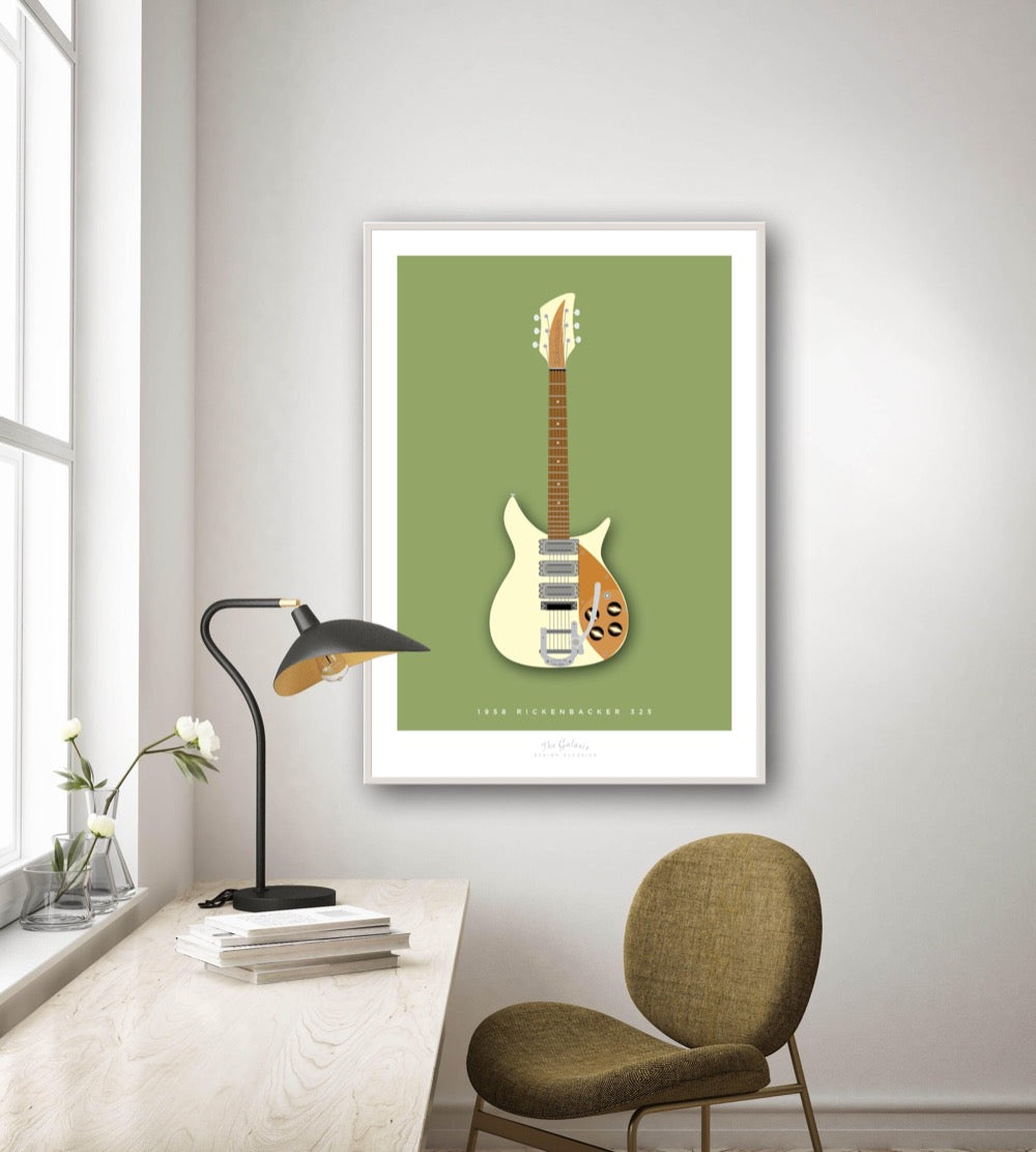 RICKENBACKER 325 1958 Cream - The Galaxie Design Classics